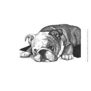  Gracie the Bulldog   Poster by Beth Thomas (13x9.5)