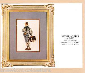 VICTORIAN MAN G 105 ~~ GITTAS Needlepoint Petit Point Chart  