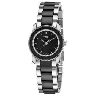 Tissot Womens T0642102205100 Cera Black Dial Ceramic Watch