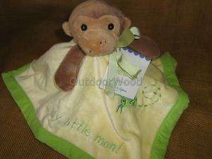 Kelly Rightsell Mac Green Monkey Baby Banky Blanket NWT  