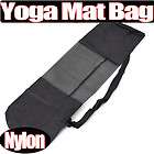 Nylon Yoga Mat Carrier Bag Mesh Center Adjustable Strap Spring 