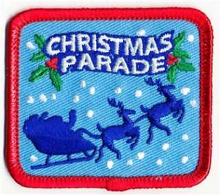 Girl Boy Cub CHRISTMAS PARADE SANTA Fun Patches Crest Badges SCOUTS 