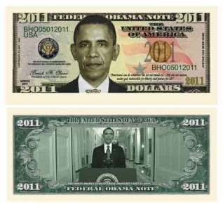 President Barack Obama 2011 Dollar Bill (w/Protector)  