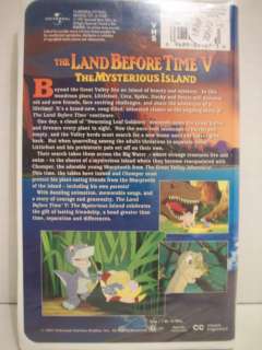 The Land Before Time The Mysterious Island VHS Tape 096898318730 