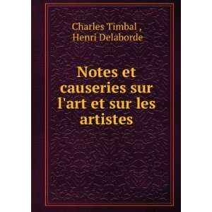   sur lart et sur les artistes Henri Delaborde Charles Timbal  Books