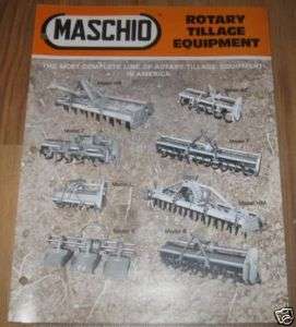 Maschio Rotary Tillage Equipment Sales Brochure  
