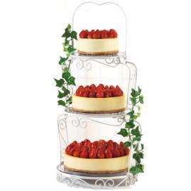 Wilton GRACEFUL TIERS Wedding CAKE STAND Cupcake Garden  