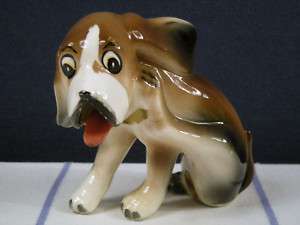 Vintage Enesco Basset Hound Dog Ceramic Figurine Japan  