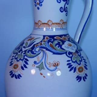 polychrome Makkum floral Ewer  