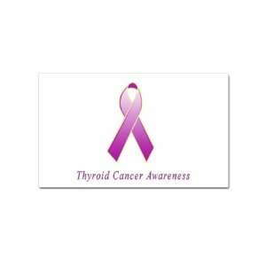  Thyroid Cancer Awareness Rectangular Sticker Office 