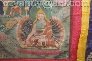 Name Wonderful Old Tibetan Buddhist Hand Painted Thangka 