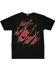 Thundercats Claws Ripping Through Logo Black T shirt Tee