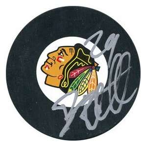  Bryan Bickell Autographed Hockey Puck