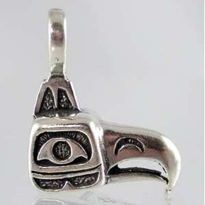 Three Dimensional Northwest Tribal Eagle Pendant for Men or Women in 