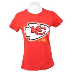  Kansas City Chiefs Womens Big Arrowhead Logo NFL T Shirt 