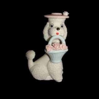 Vintage Norcrest Poodle Dog Perfume & Night Light Lamp  