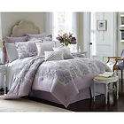 Laura Ashley Addison Full 4pc Comforter Set NEW Purple Lilac Damask 