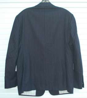   Brothers Black Fleece Navy Flannel Pinstripe Suit Jacket Pants BB2