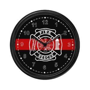  Firefighter Thin Red Line Paramedic Wall Clock by 