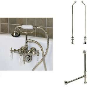   Hand Shower, Supplies for Copper Pipe, and Drain   Polished Nickel