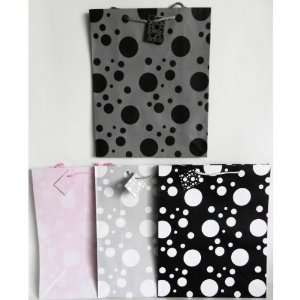 Large Party Gift Bags   Polka Dots Case Pack 144