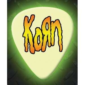  Korn 5 X Glow In The Dark Premium Guitar Picks Musical 