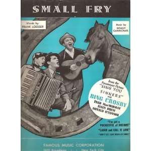  Sheet Music Small Fry Bing Crosby 21 