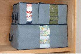 Bamboo Charcoal Bedquilt Blanket Pillow Clothes Storage Bag Protector 