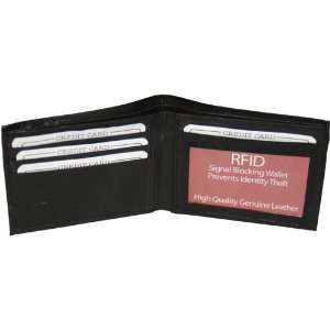 RFID Blocking Leather Wallet Bi fold RFID1160