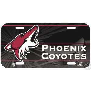   Phoneix Coyotes License Plate   NHL License Plates