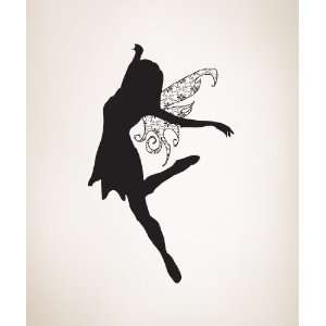   Wall Decal Sticker Fairy Princess with Wings AC127s 