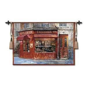   French Bakery Tapestry Wall Hanging by KC Lai