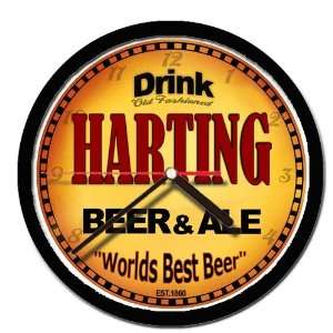  HARTING beer and ale cerveza wall clock 