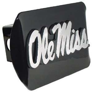 University of Mississippi Black with Chrome Ole Miss Script Emblem 