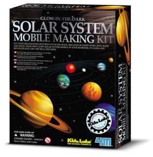 New Glow In The Dark Solar System Mobile Kit Ages 8+  