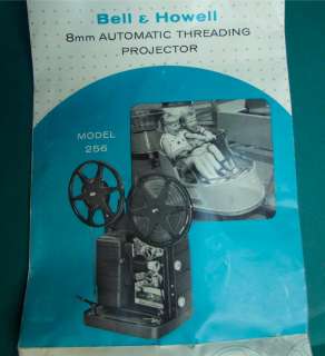 Bell & Howell Regular 8mm Movie Projector Model 256 for parts or 