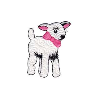 Lamb with Pink Bow