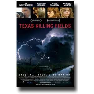  Texas Killing Fields Poster   2011 Movie Promo Flyer   11 