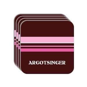   Gift   ARGOTSINGER Set of 4 Mini Mousepad Coasters (pink design