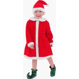  Kids Girl Santa Clause Helper Costume (LG 11 14) Toys 