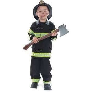  Firefighter Black Child Costume Size 4 6 Toys & Games