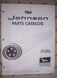 1964 Johnson Sea Horse Outboard Accessories Catalog r  
