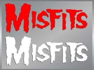The Misfits Logo cut vinyl decal stickers classic punk  