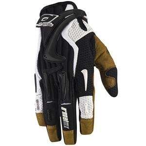  ONeal Racing Reactor Gloves   8/Black/White Automotive