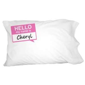  Cheryl Hello My Name Is Novelty Bedding Pillowcase Pillow 