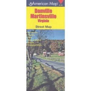   Map 307477 Danville And Martinville VA Pocket Map