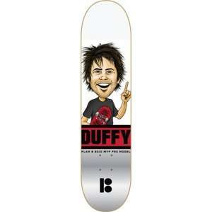  Plan B Duffy Mvp Skateboard Deck   8.25