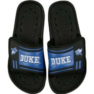  Duke Blue Devils Black Slide Logo Sandals Sports 