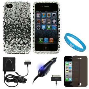  Two Piece Crystal Hard Case Cover for Verizon Wireless New iPhone 
