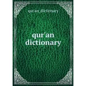  quran dictionary quran_dictionary Books